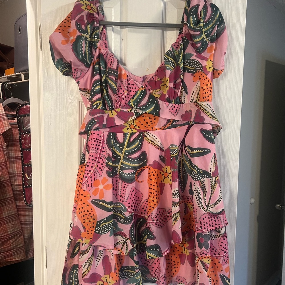 Colorful Mini Dress